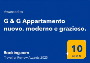 G & G Appartamento nuovo, moderno e grazioso.